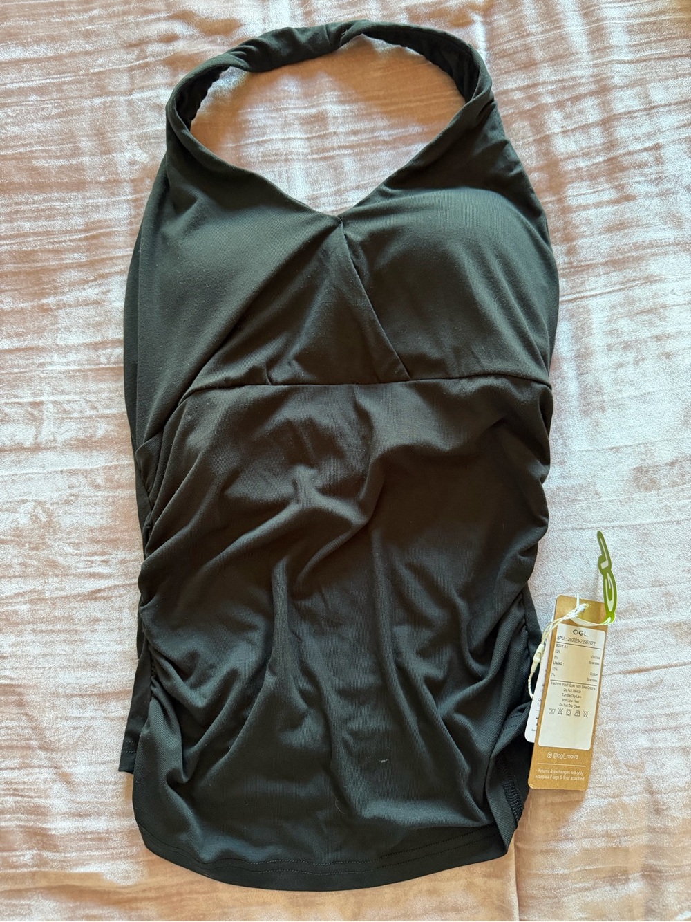 OGL Gray Halter Neck Tank